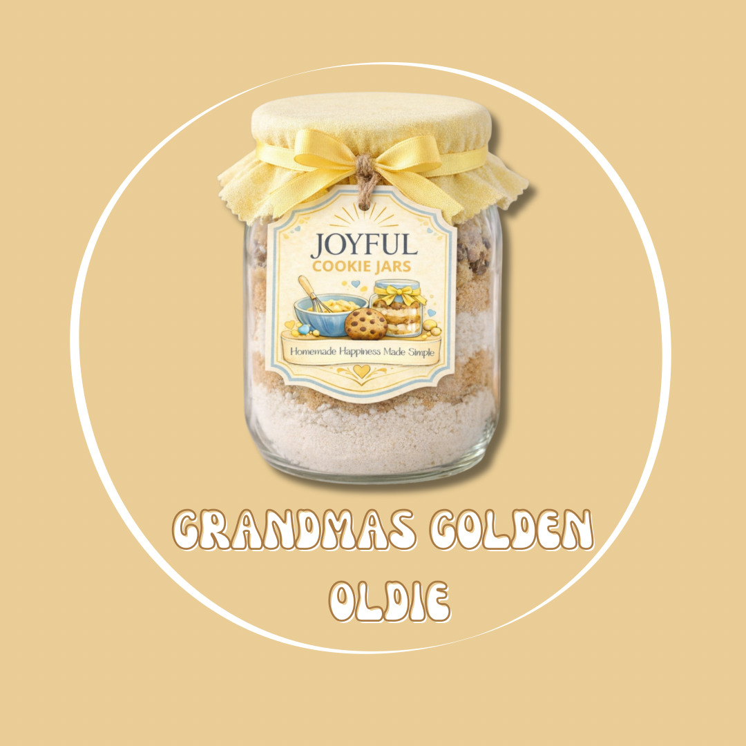 Grandmas Golden Oldie Cookie Jar