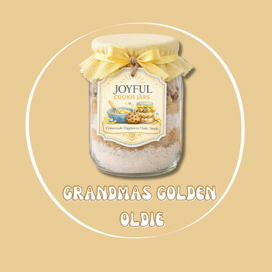 Grandmas Golden Oldie Cookie Jar