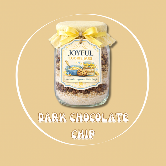Dark Chocolate Chip Cookie Jar